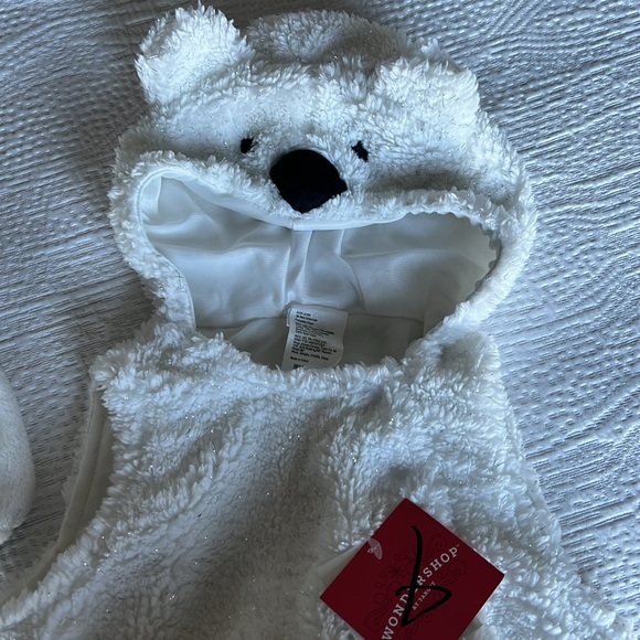 NWT! Polar Bear Outfit: 0-6M Gender Neutral - Picture 3 of 7